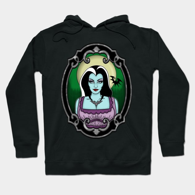 LILY MUNSTER Hoodie by VixxxenDigitalDesign